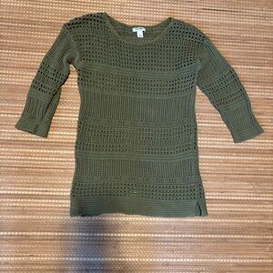 Old Navy open knit sweater size small